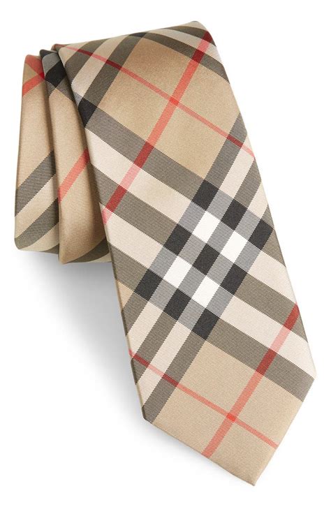 burberry manston tonal check silk skinny tie|Burberry Manston Check Silk Tie .